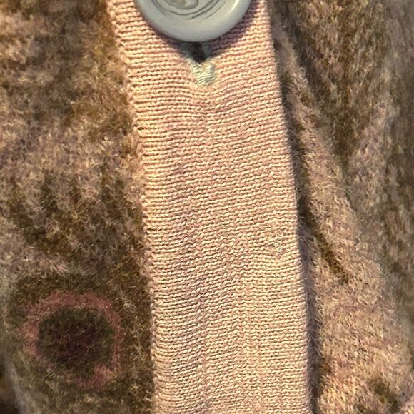 🪻 ANTHRO x MOTH FUNNELED FOLDS CARDIGAN SWEATER VEST PEACOCK ASYMMETRICAL SMALL - Picture 8 of 8